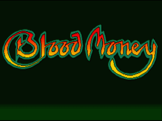 Blood Money title screen for Amiga